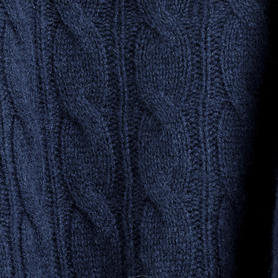 CABLE-KNIT CASHMERE JUMPERBEIGE