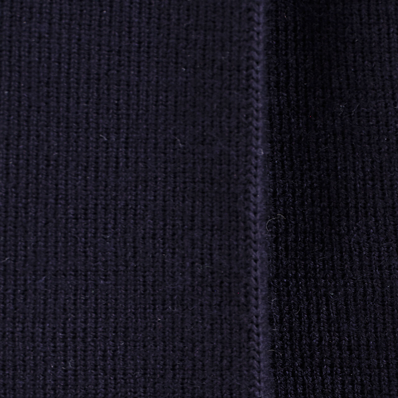 PLEATED MERINO WOOL MIDI SKIRTNAVY