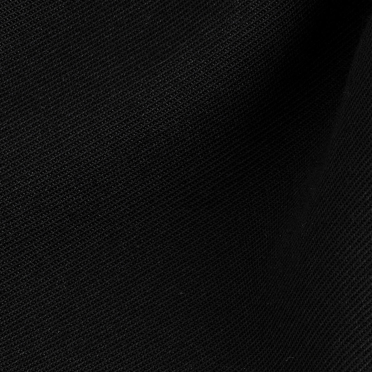 PLEATED TAILORED TWILL MINI DRESSBLACK