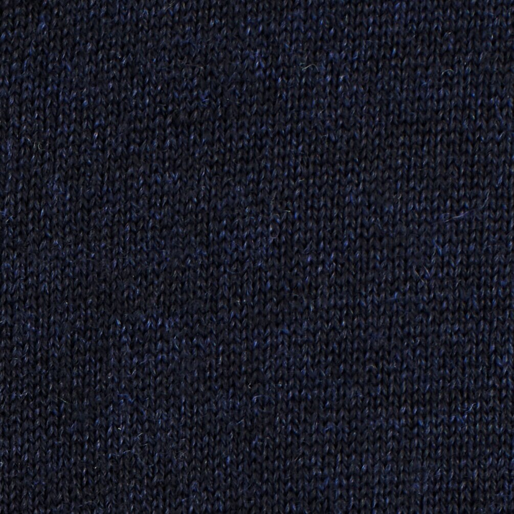 KNITTED MERINO WOOL SHIRTDARK-BROWN MÉLANGE