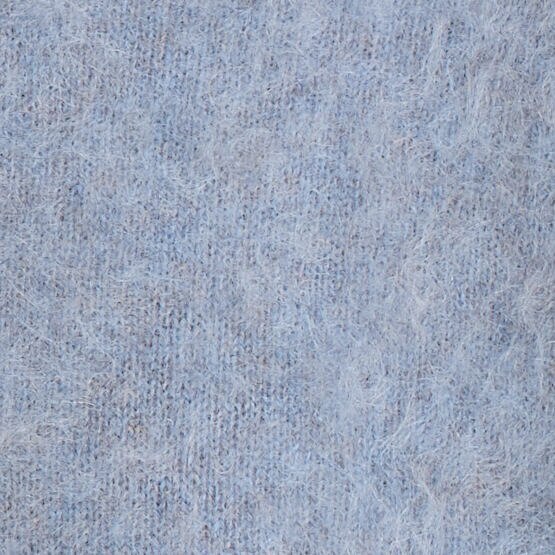 BRUSHED-CASHMERE CREW-NECK CARDIGANDARK BEIGE