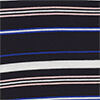 BRUSHED-COTTON T-SHIRTNAVY / STRIPED