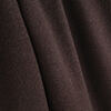 DOUBLE-FACED WOOL RELAXED-FIT WIDE-LEG TROUSERSDARK BROWN