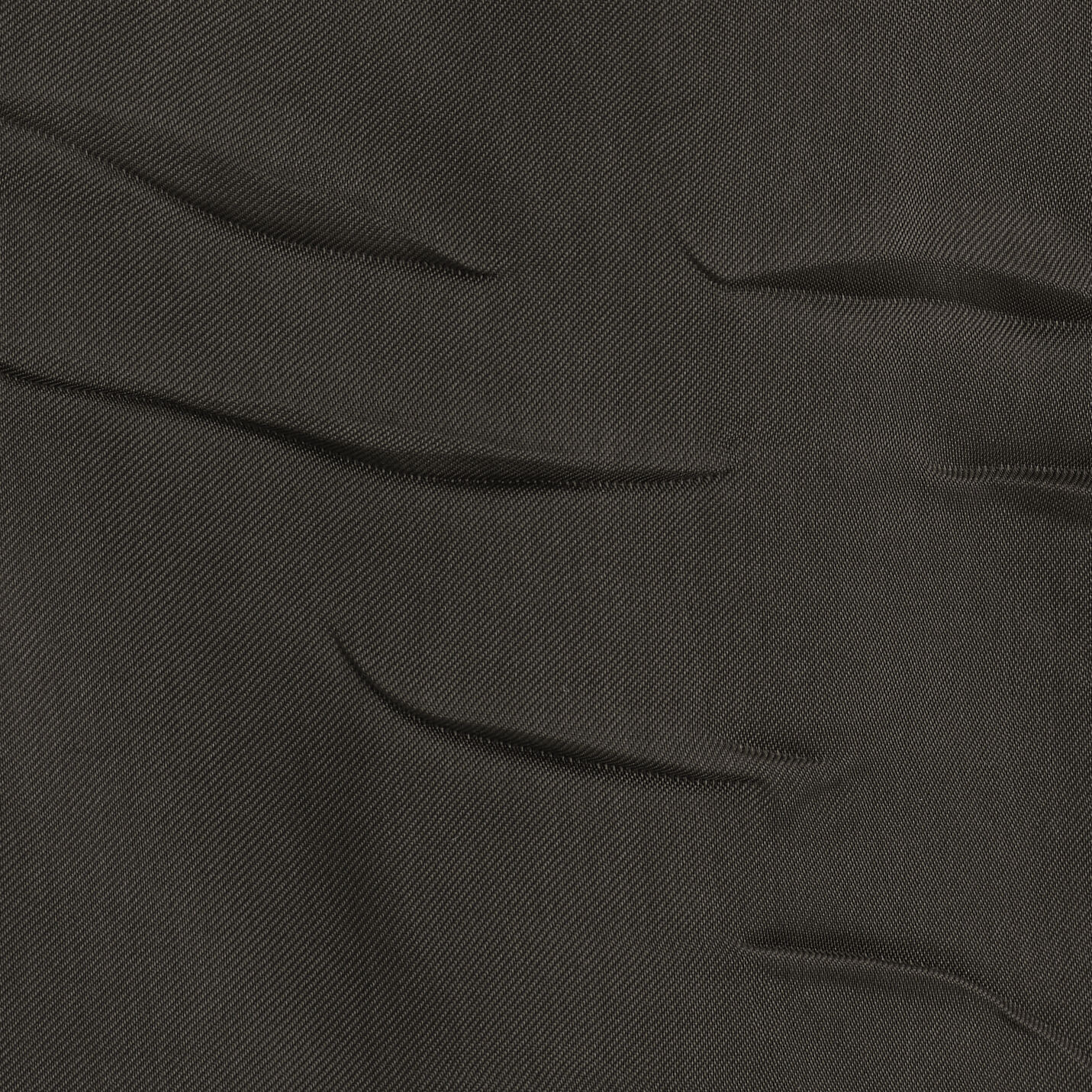GATHERED CRINKLED SHIRTBROWN