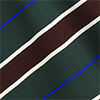 STRIPED COTTON RUGBY SHIRTGREEN / BROWN / STRIPED
