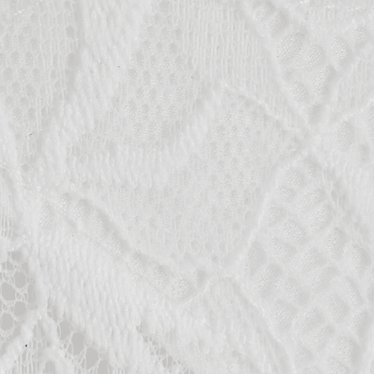 LACE-DETAIL COLLARWHITE