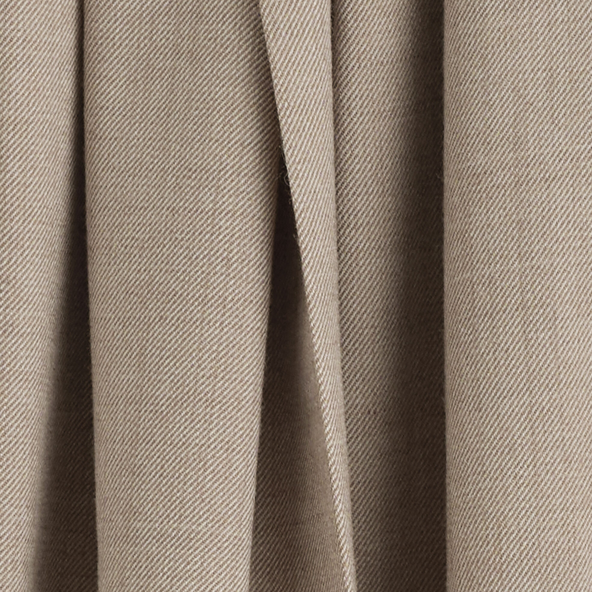 PLEATED WOOL-BLEND CULOTTESBEIGE MÉLANGE