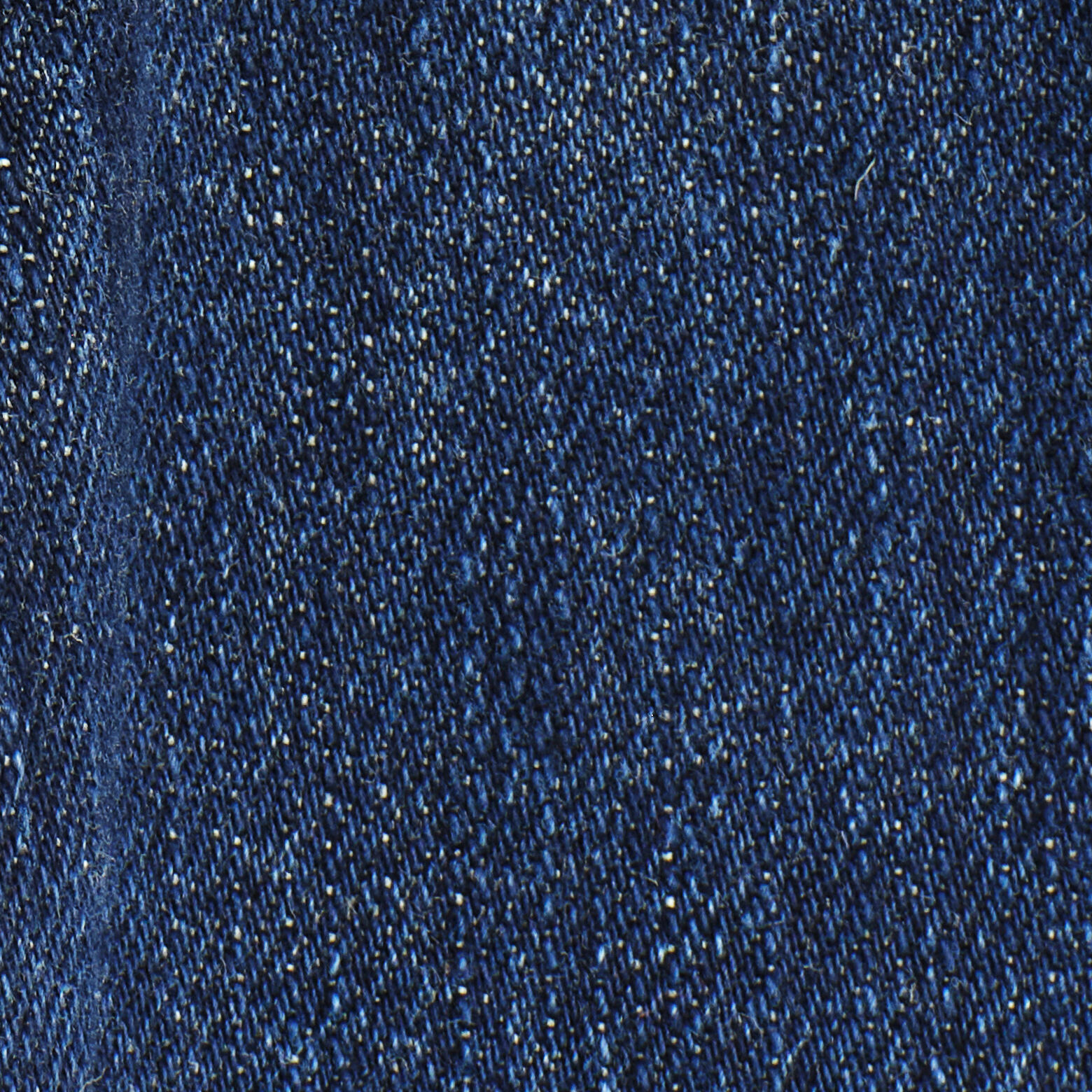 FOLD SELVEDGE LOOSE-FIT WIDE-LEG JEANSDARK BLUE