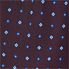 DIAMOND-PRINT STRAIGHT-LEG TROUSERSBORDEAUX / BLUE / PRINTED