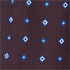 DIAMOND-PRINT STRAIGHT-LEG TROUSERSBORDEAUX / BLUE / PRINTED