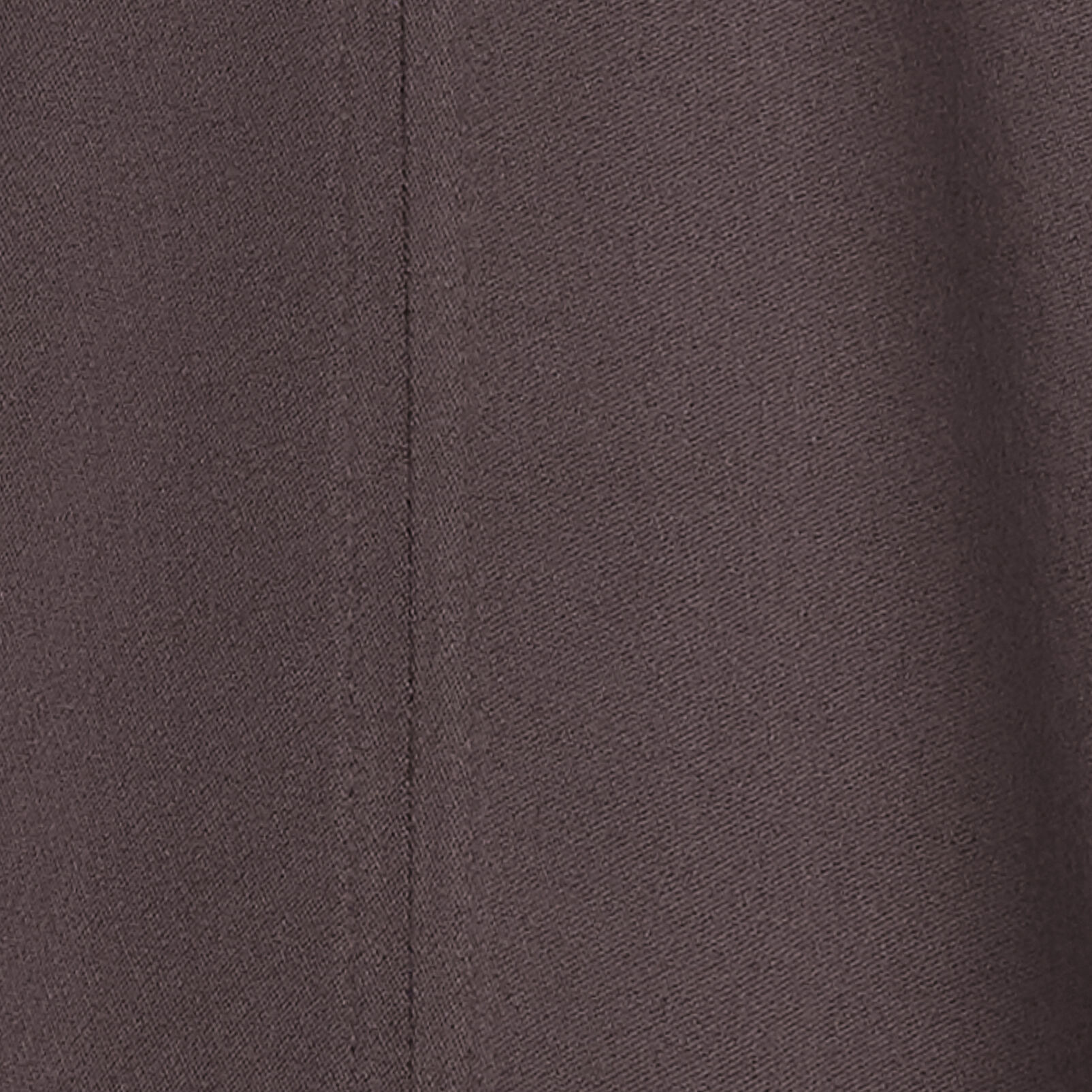 DRAPED V-NECK CREPE MIDI DRESSBROWN