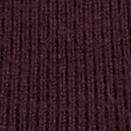 LAYERED-COLLAR BOILED WOOL JUMPERBURGUNDY