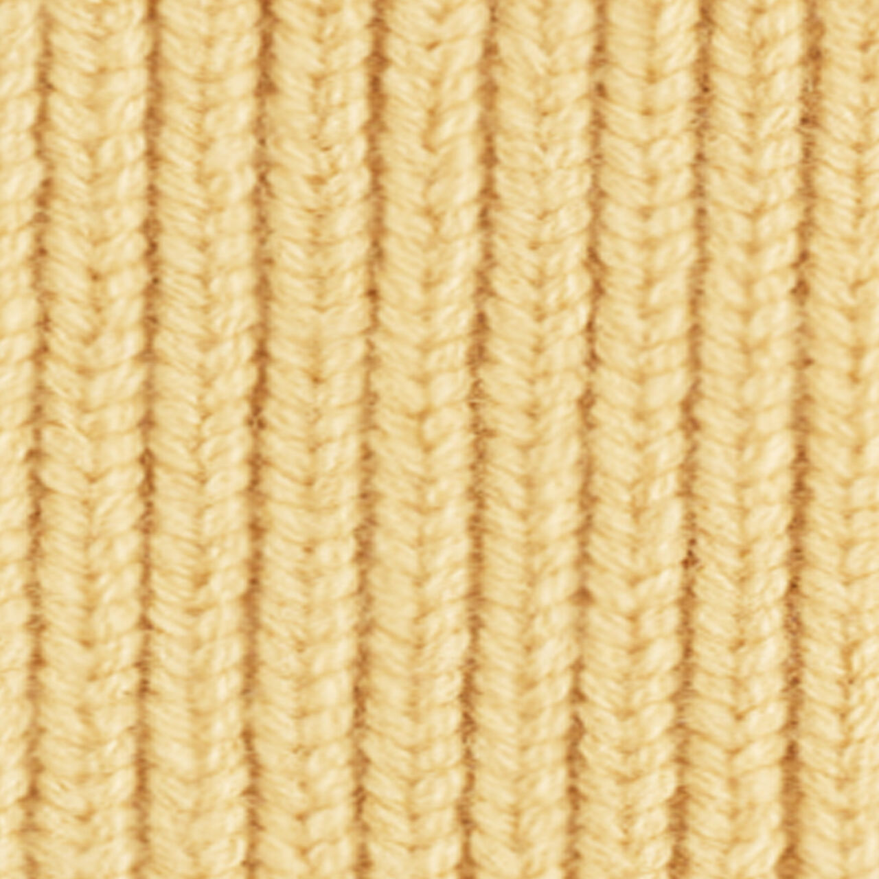 CHUNKY RIBBED WOOL SCARFHONEY
