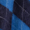 ARGYLE BRUSHED-CASHMERE TRIANGLE SCARFBLUE