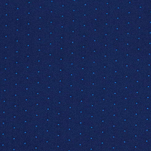 POLKA-DOT SILK POCKET SQUAREBLUE / MICRO DOT