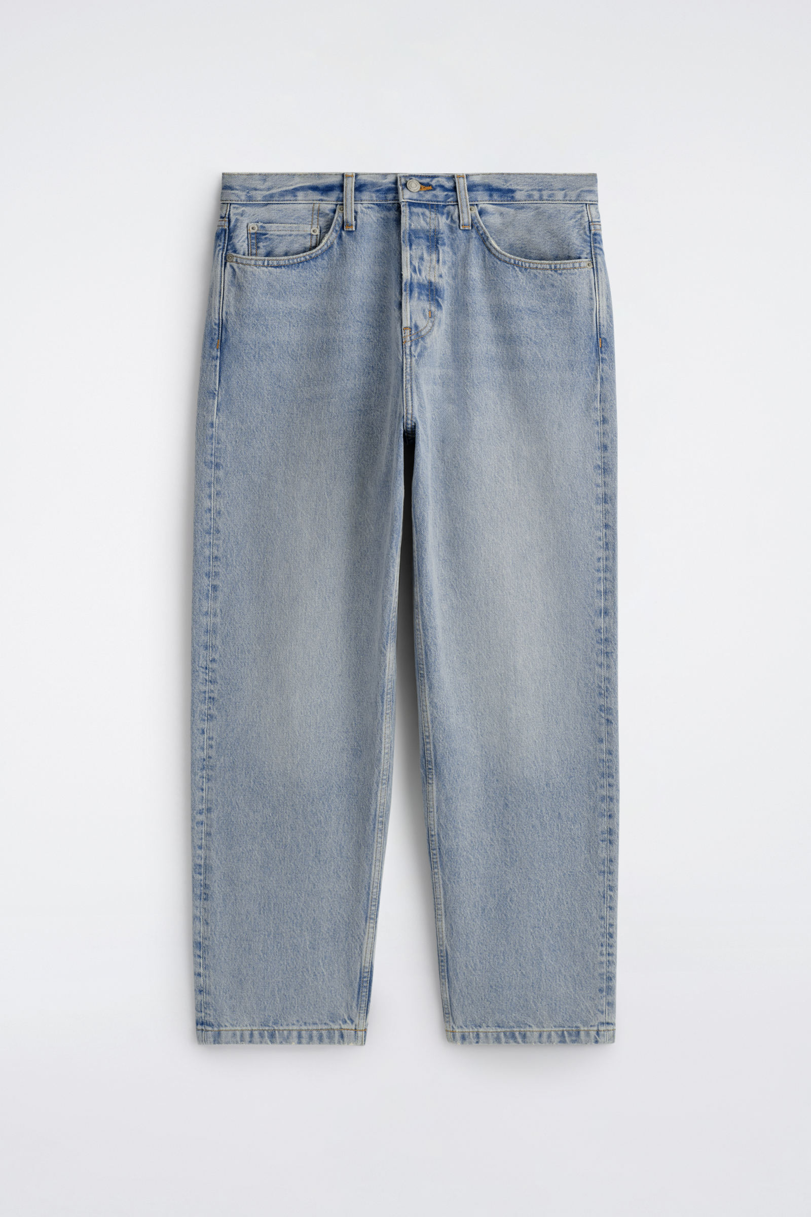 DOME RELAXED-FIT STRAIGHT-LEG JEANSLIGHT BLUE