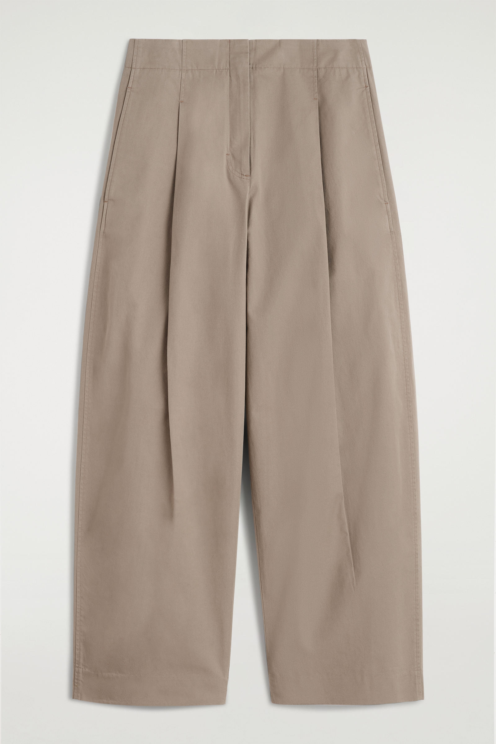 PLEATED BARREL-LEG CHINOS | COS