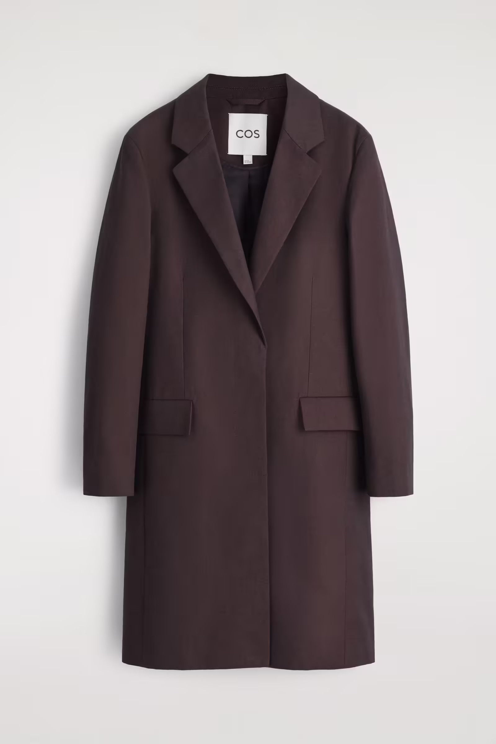 TAILORED COTTON LONG COAT TAILORED COTTON LONG COAT
