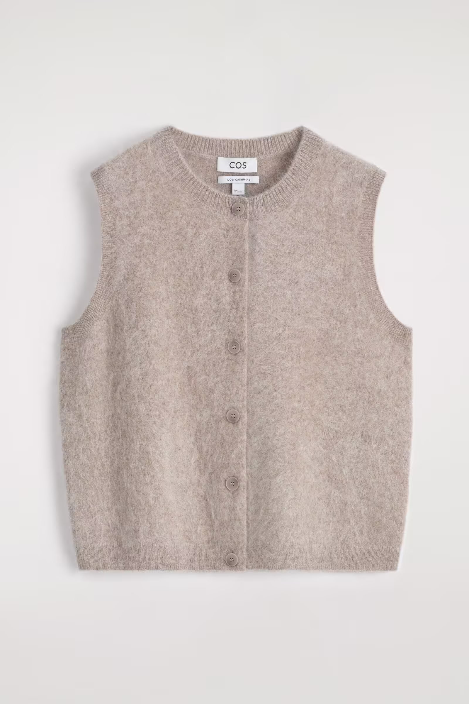 BRUSHED-CASHMERE WAISTCOAT BRUSHED-CASHMERE WAISTCOAT