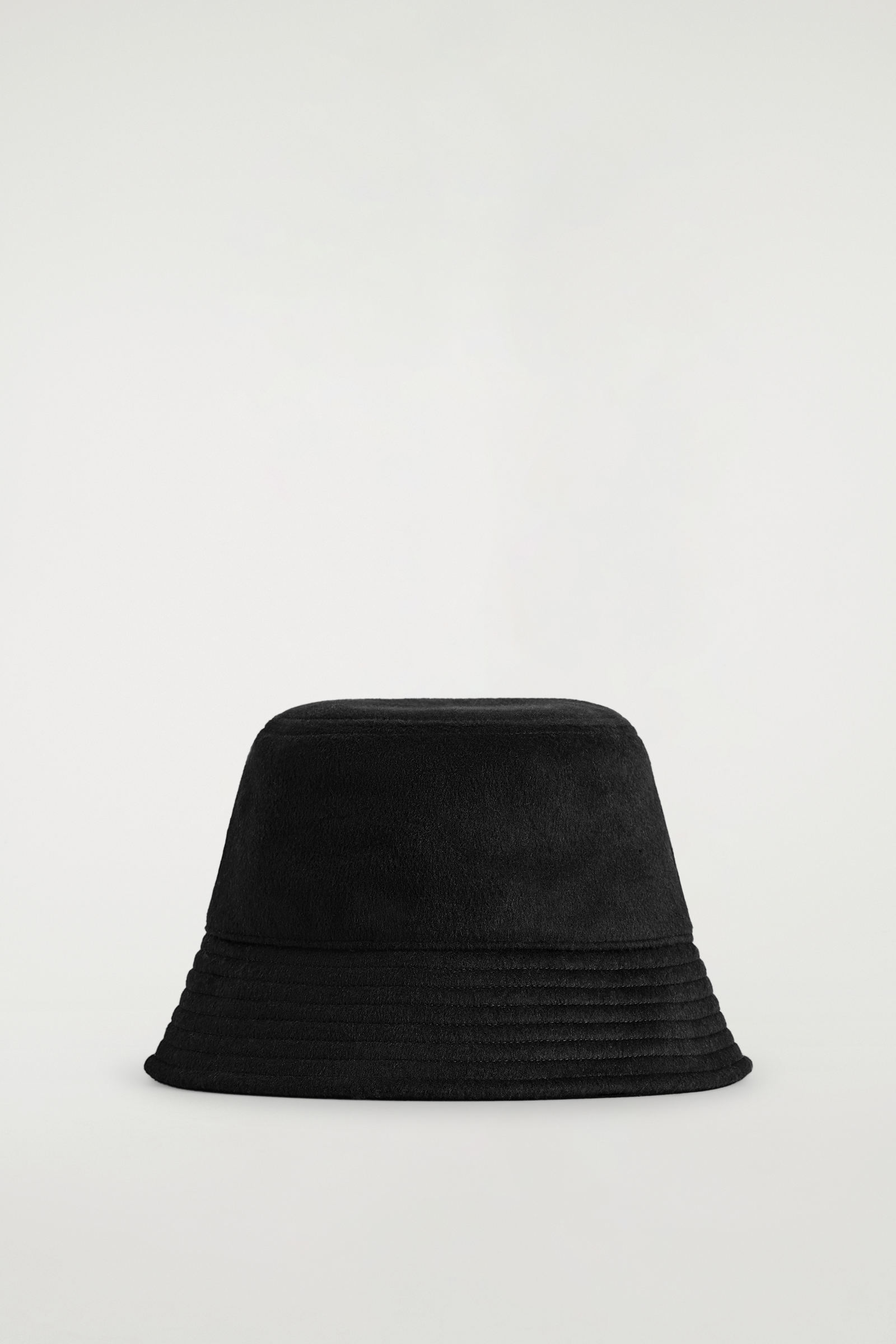WOOL-BLEND BUCKET HATBLACK