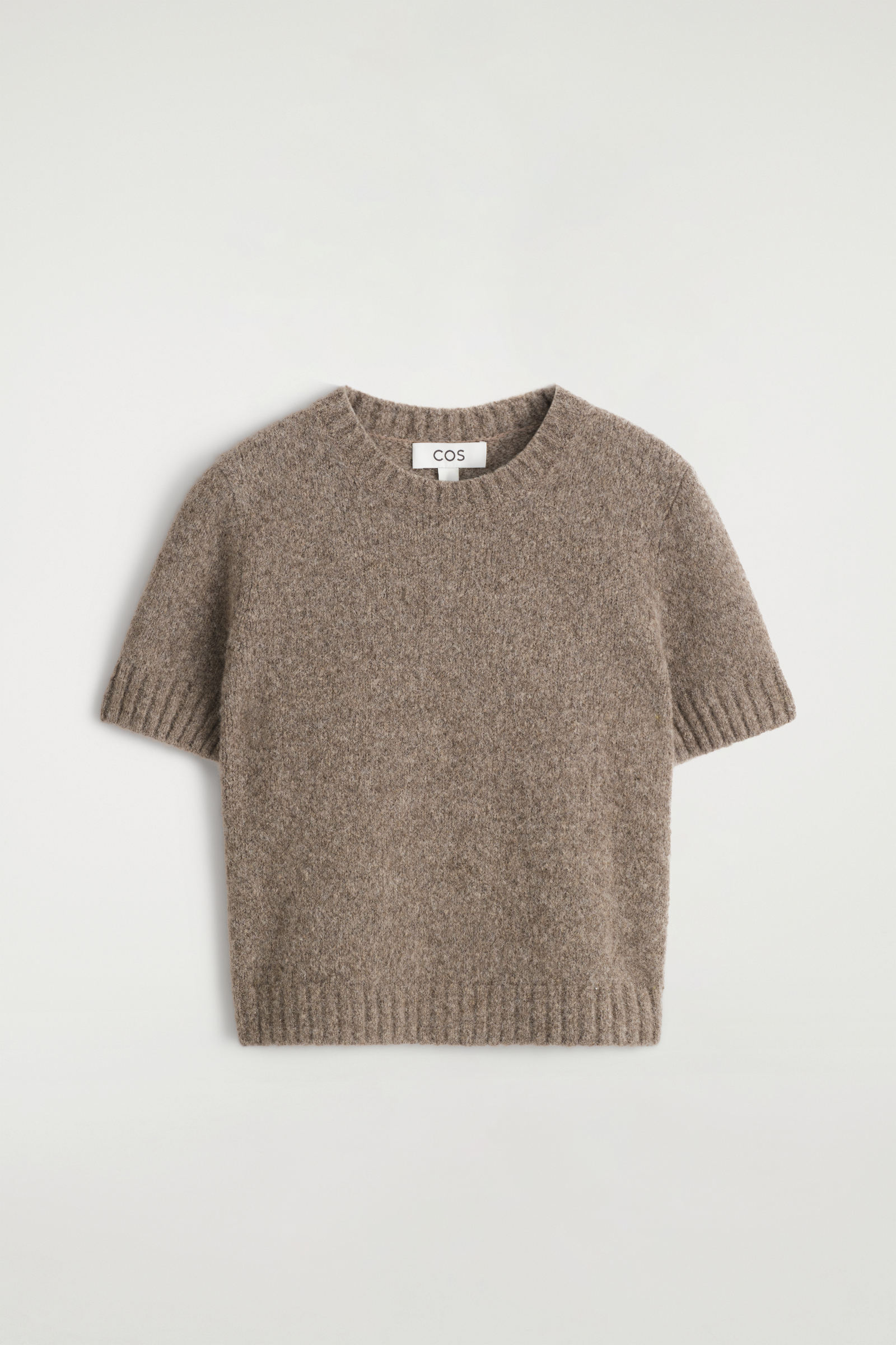 KNITTED ALPACA-BLEND T-SHIRT