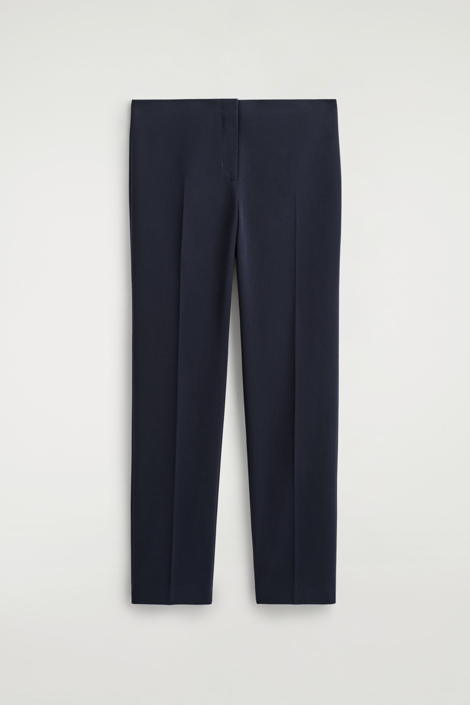 SLIM WOOL-BLEND TROUSERSMIDNIGHT