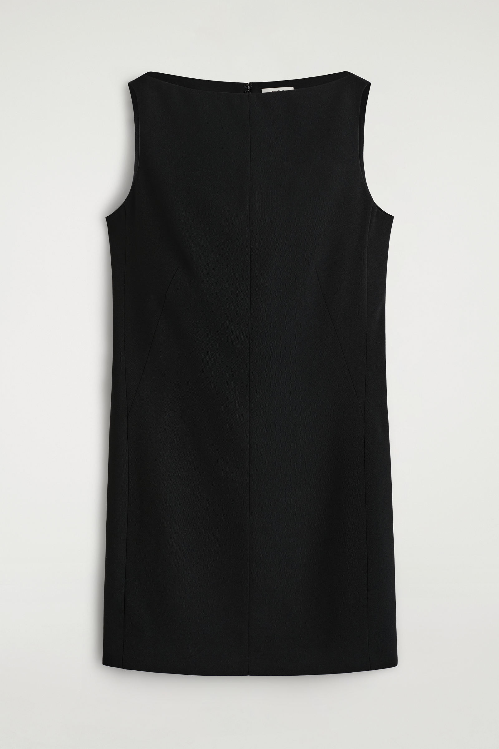 TAILORED MERINO WOOL-BLEND MINI DRESSBLACK
