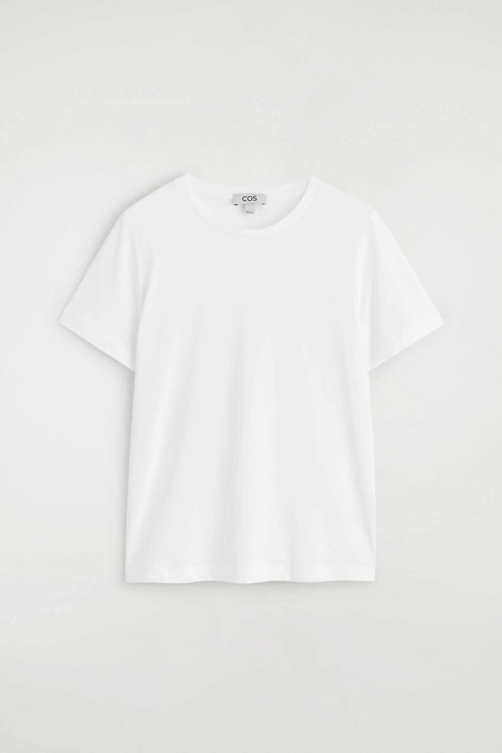 COTTON CREW-NECK T-SHIRTWHITE