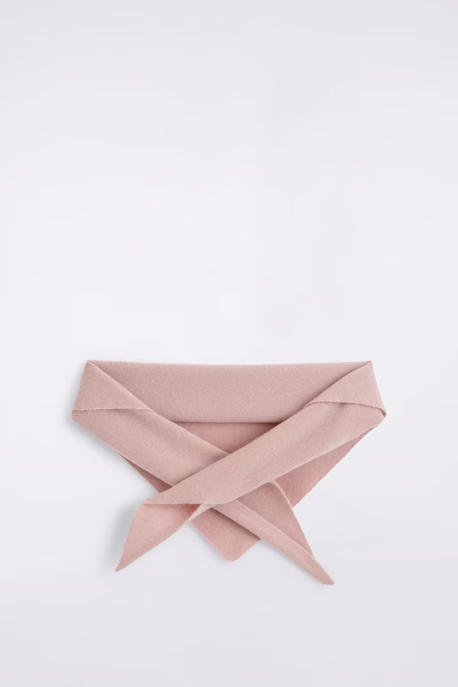 CASHMERE TRIANGLE SCARFPINK