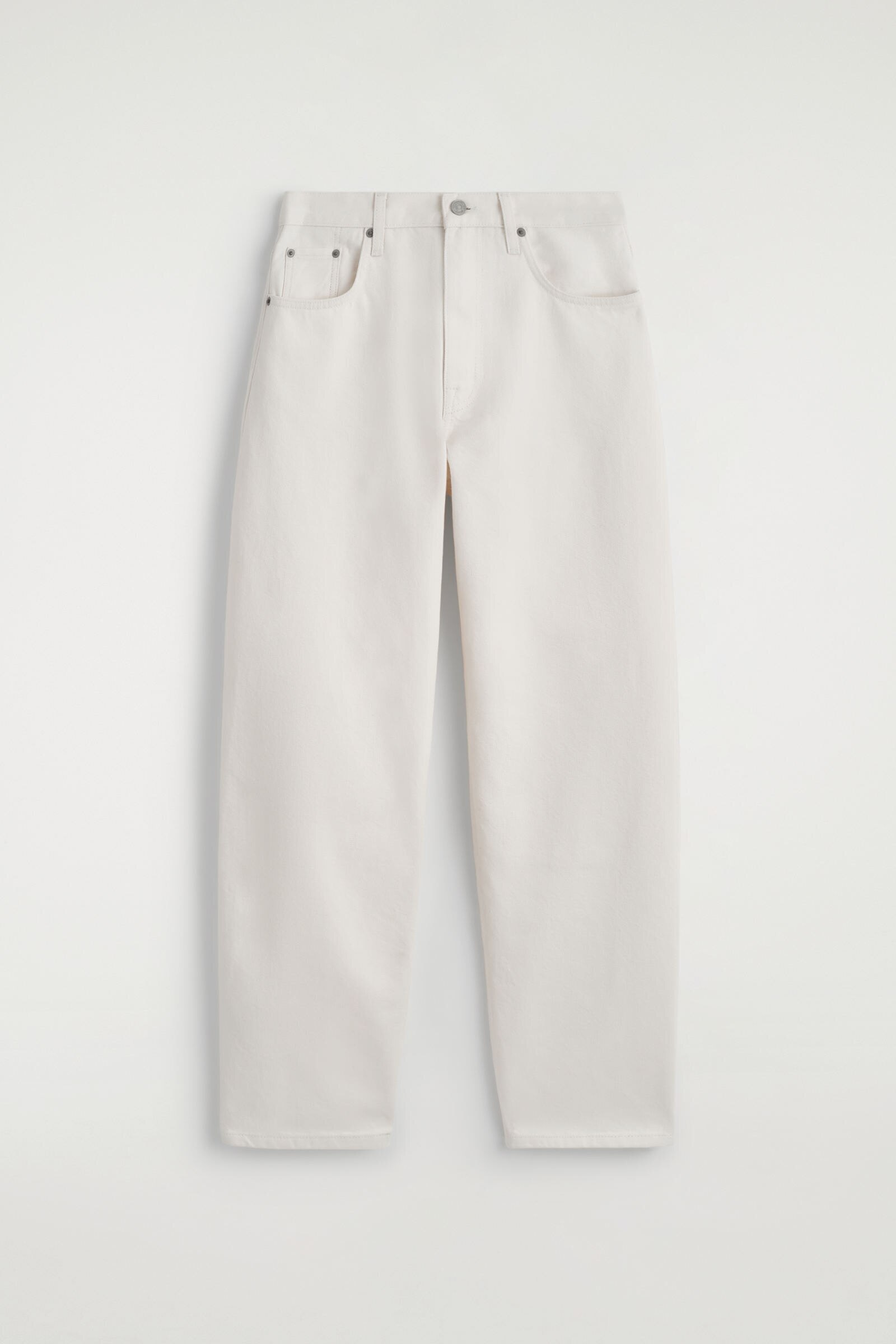 BAY BARREL-LEG JEANSWHITE