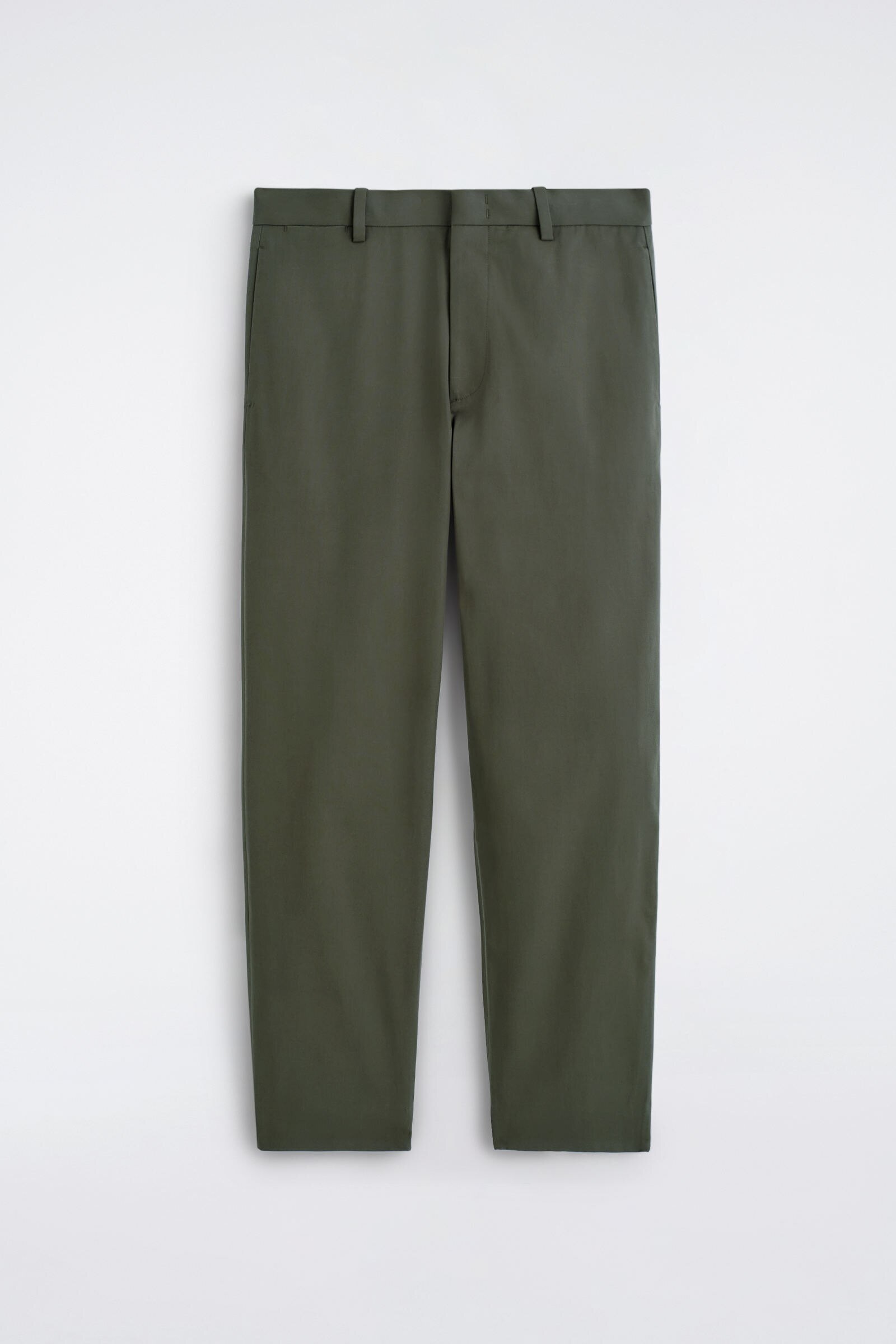 COTTON REGULAR-FIT TAPERED CHINOSKHAKI