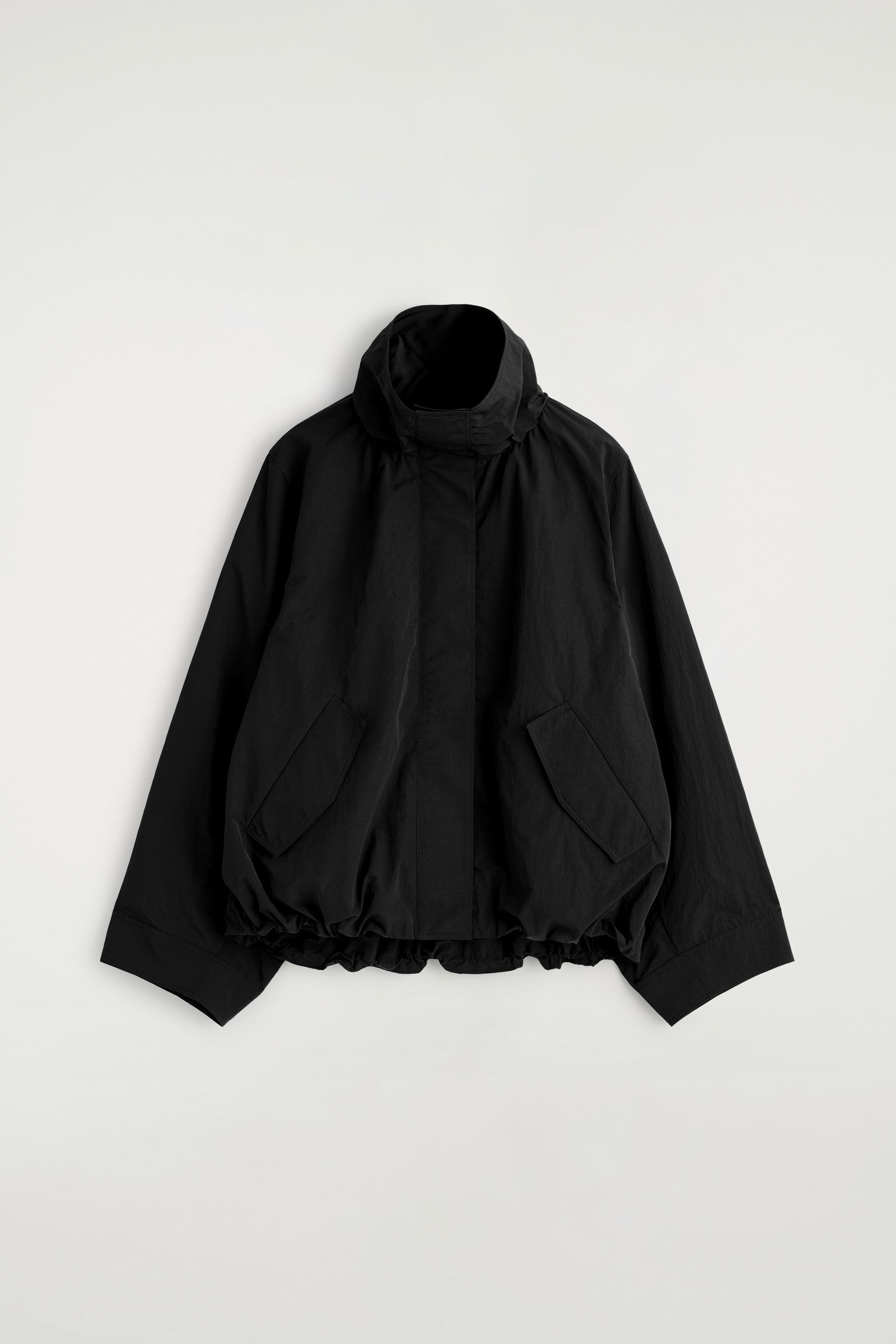 NYLON FUNNEL-NECK JACKET | COS