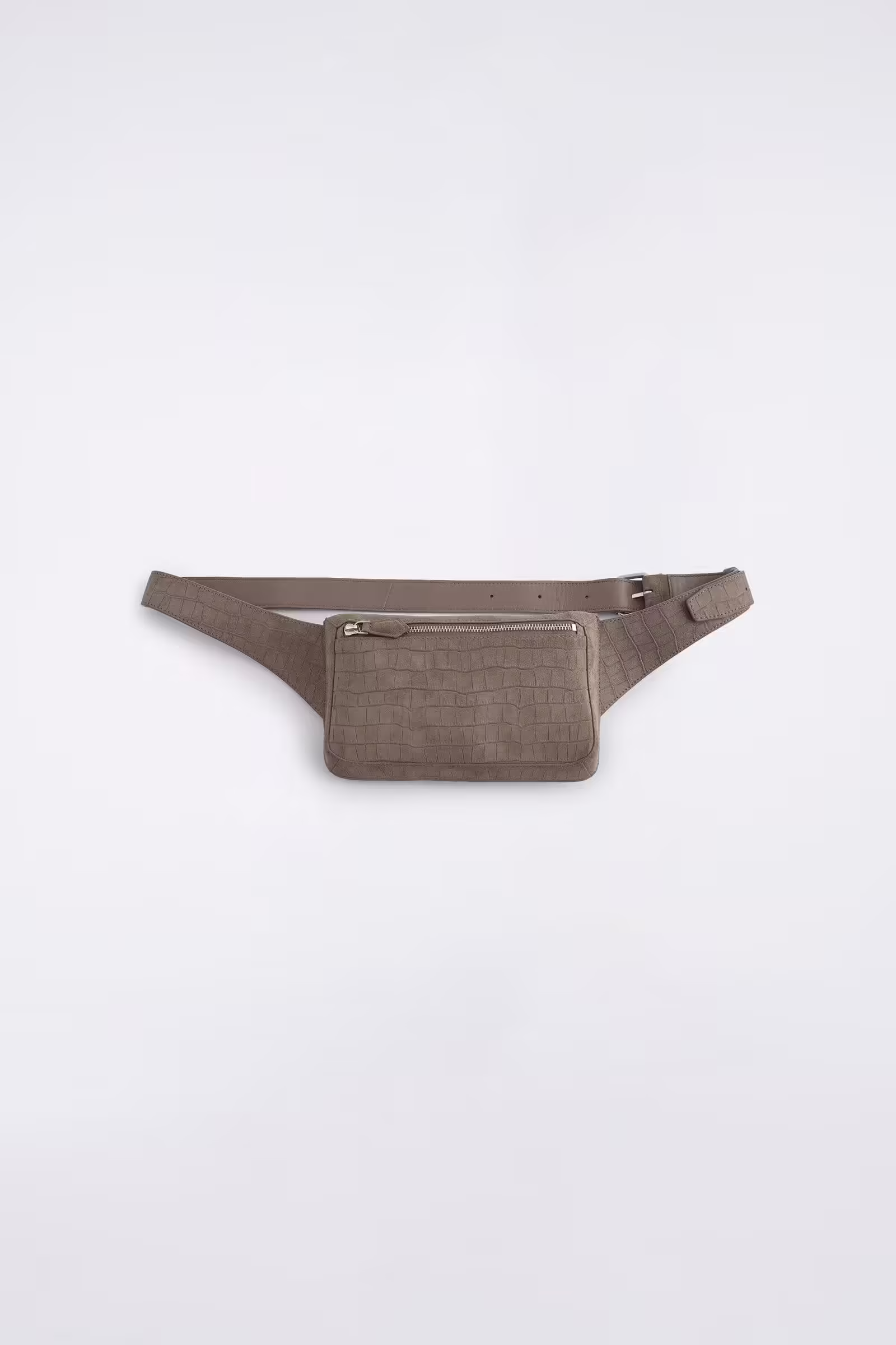 BRUNSWICK BELT BAG - LEATHERELEPHANT GREY