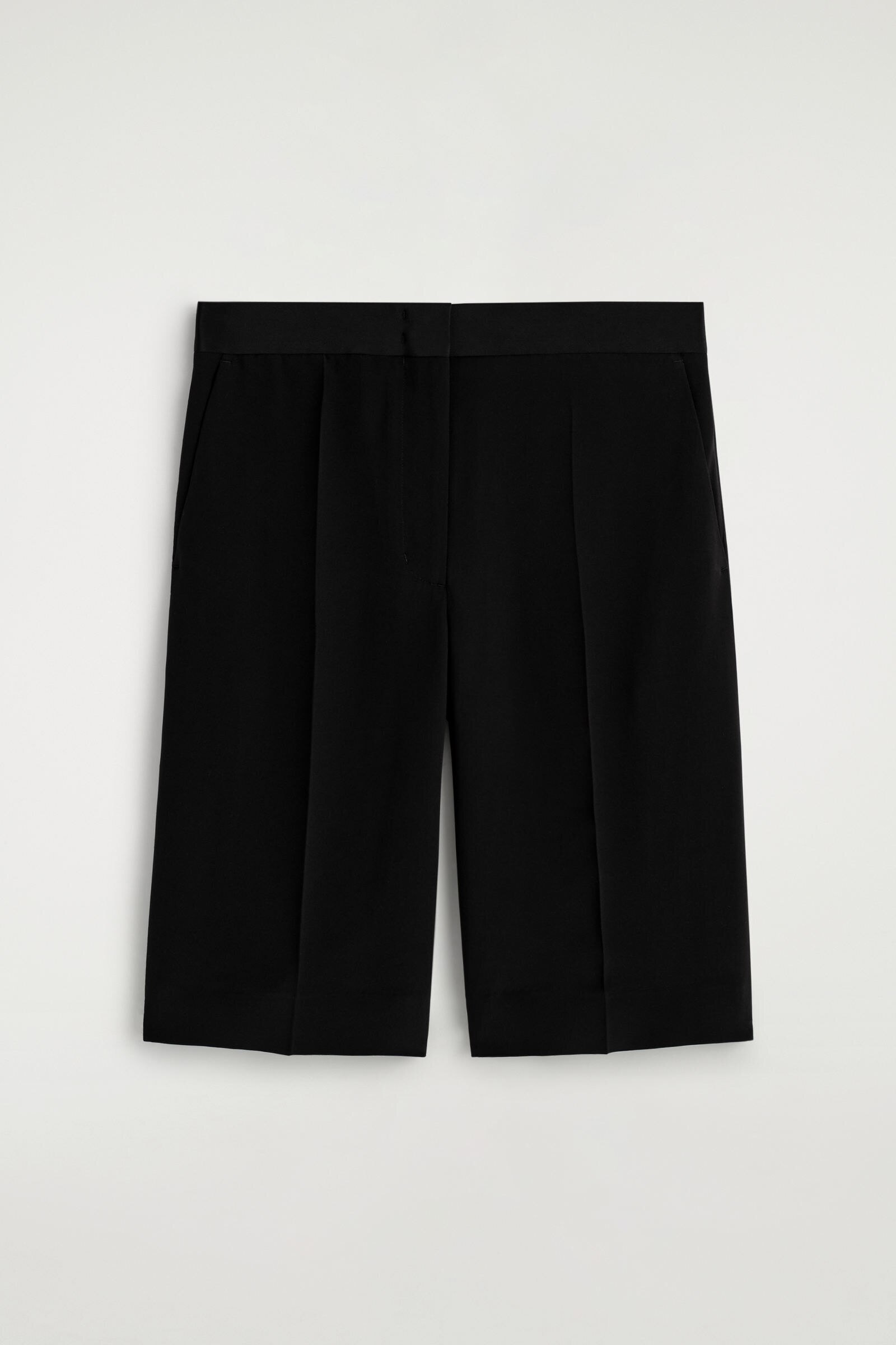 TAILORED SILK SHORTSCARBON