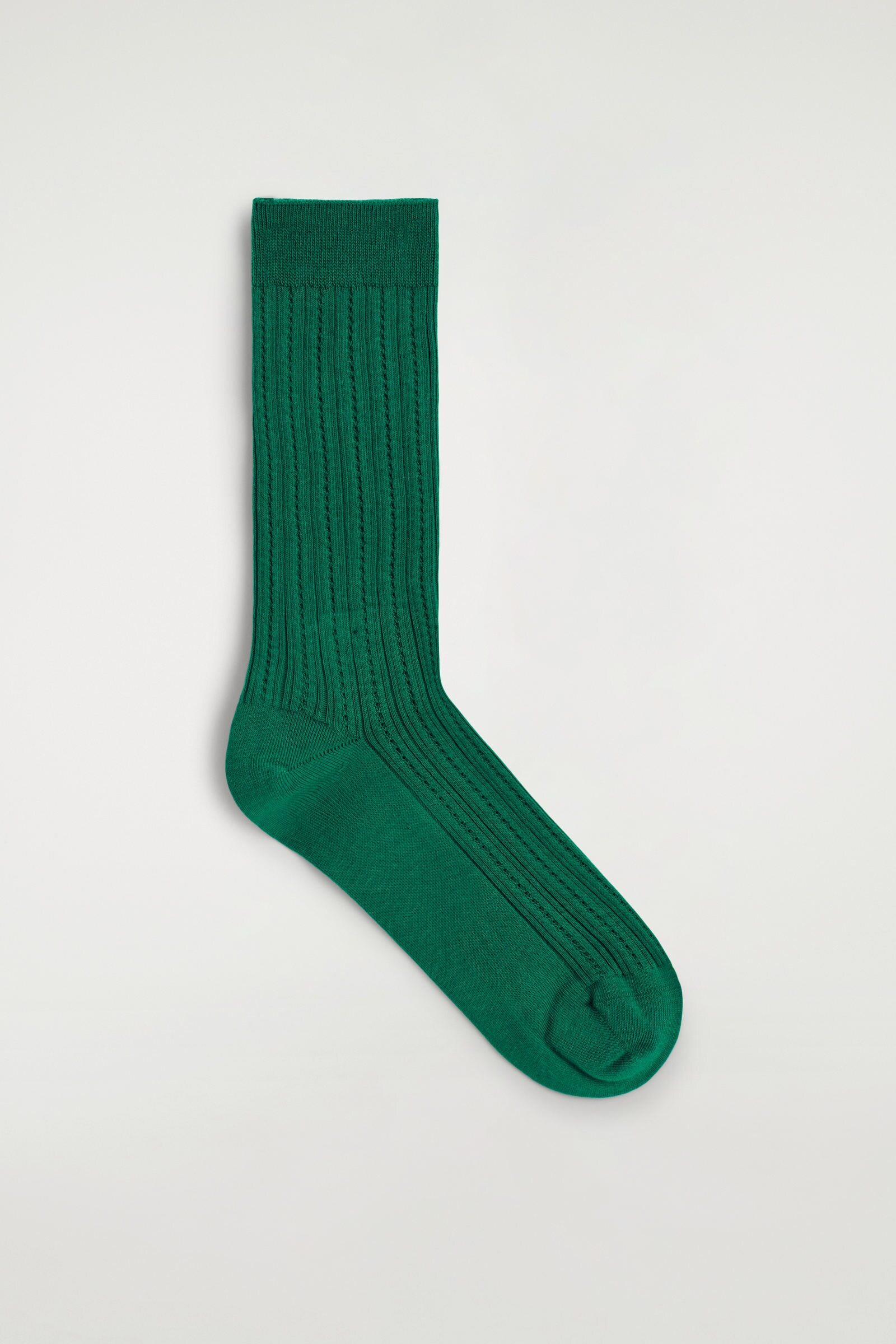POINTELLE-KNIT SOCKSGREEN