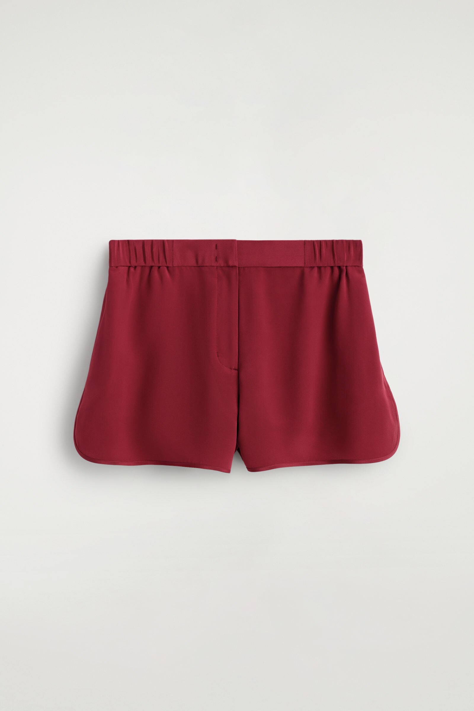 SILK BOXER SHORTSCRIMSON