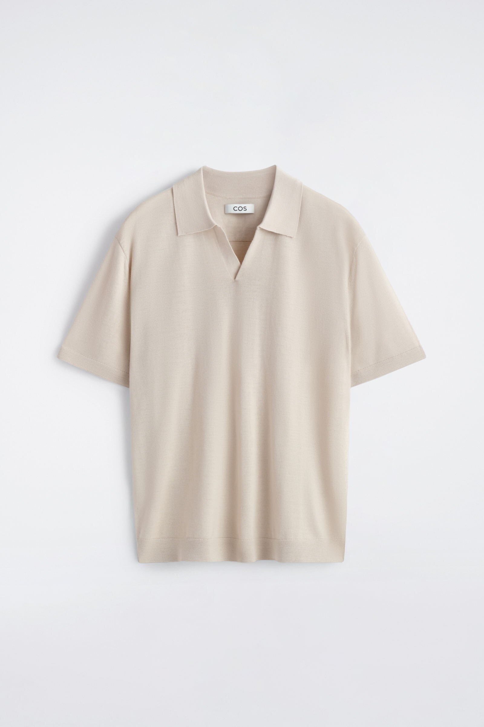 MERINO WOOL POLO SHIRTECRU