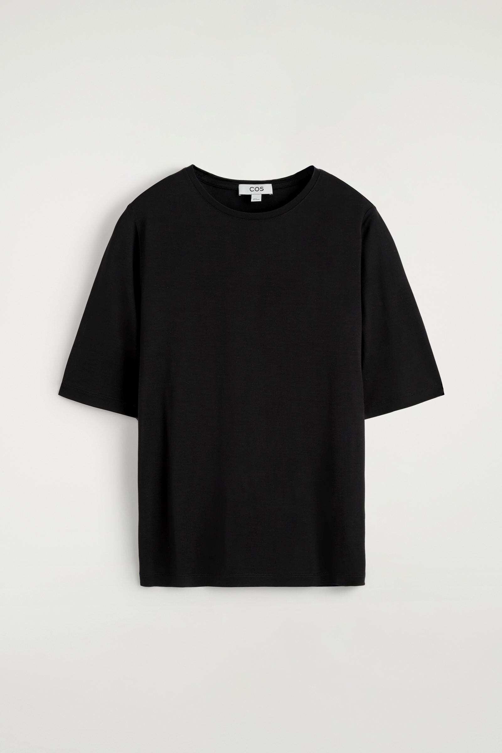 FLUID SILK T-SHIRTBLACK
