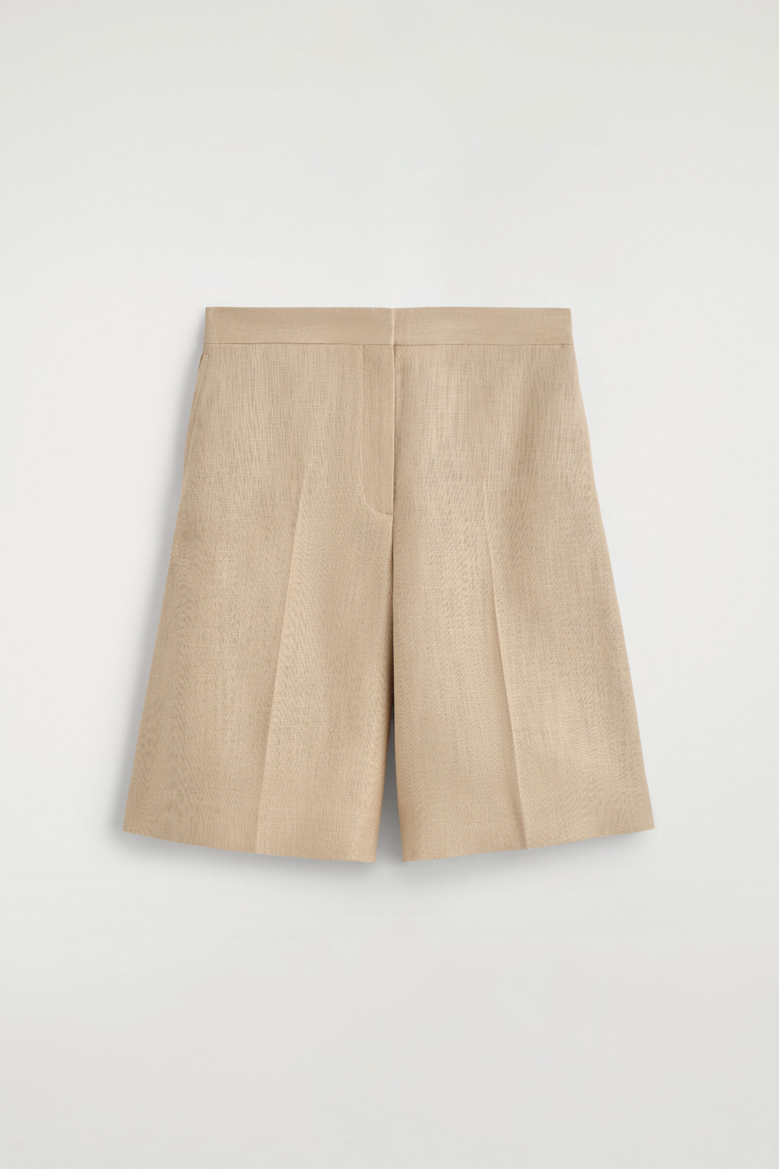 LONGLINE TAILORED SHORTSBEIGE