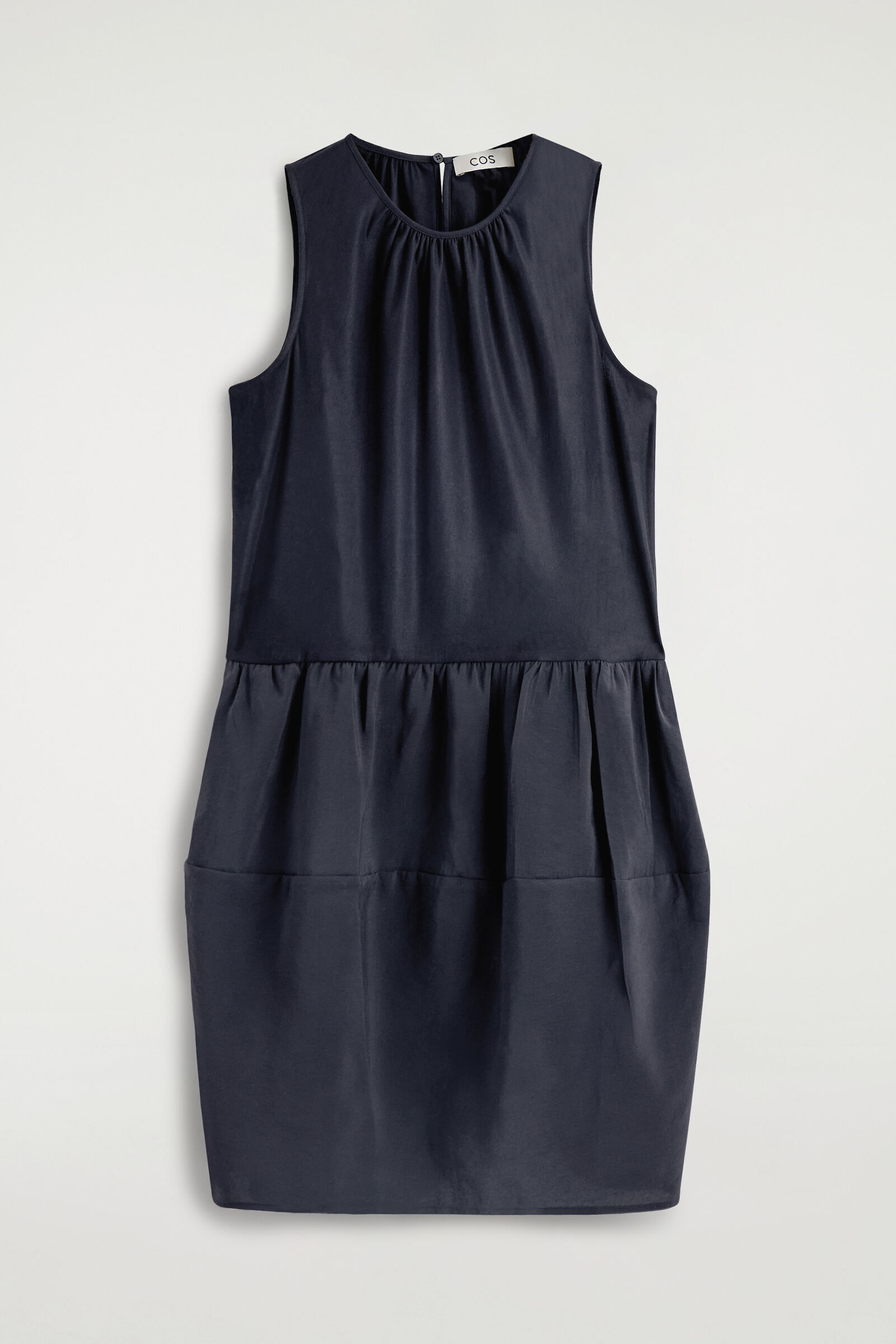 PANELLED MINI DRESSNAVY