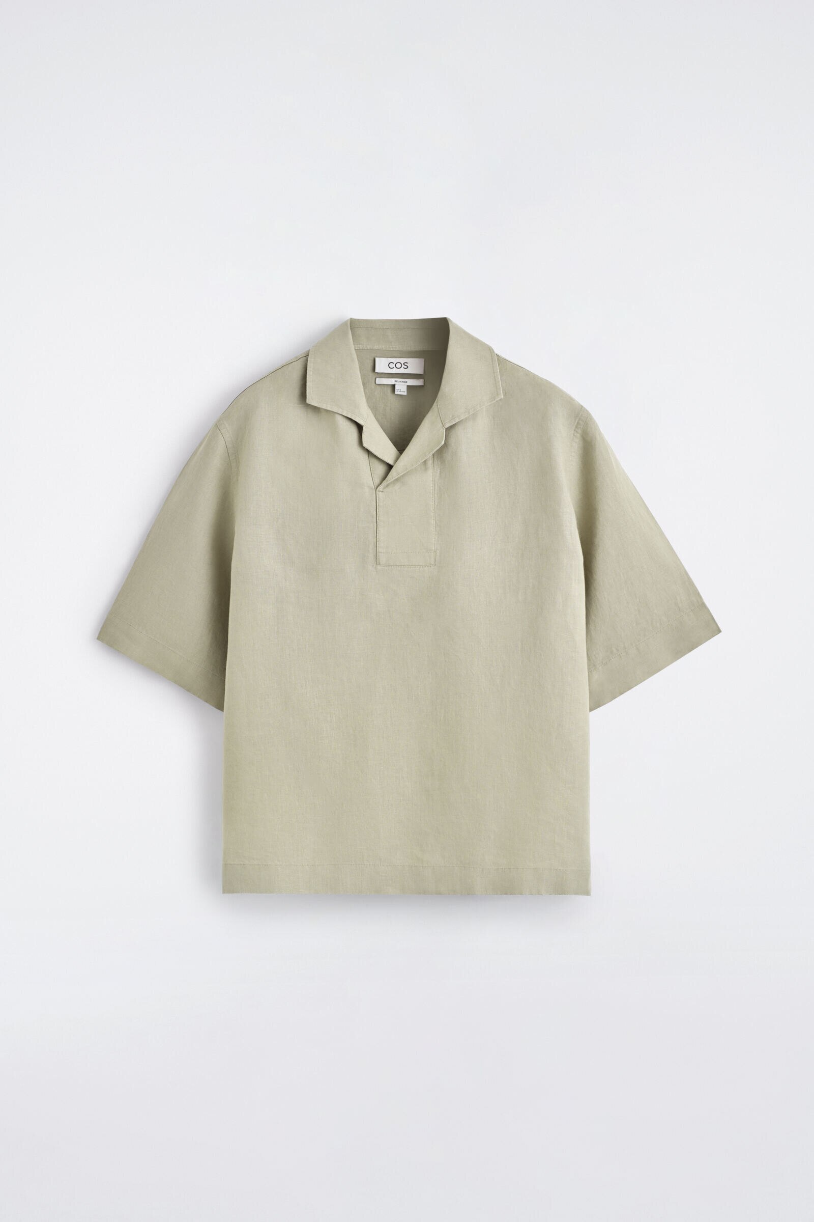 LINEN POPOVER SHIRTBEIGE