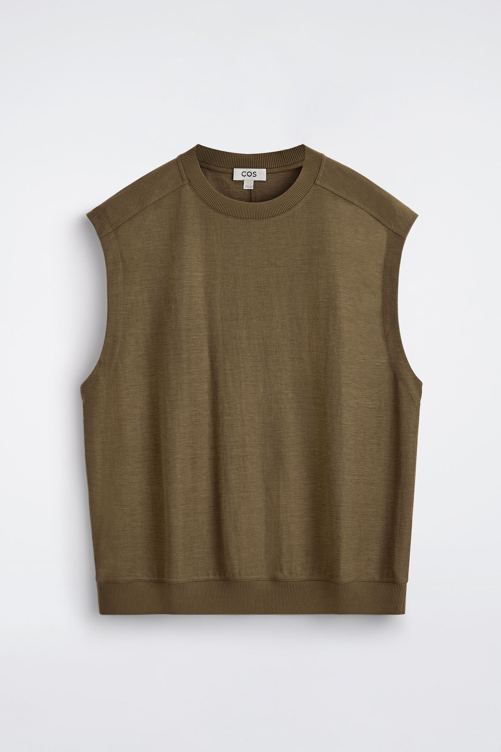 JERSEY TANK TOPDARK KHAKI