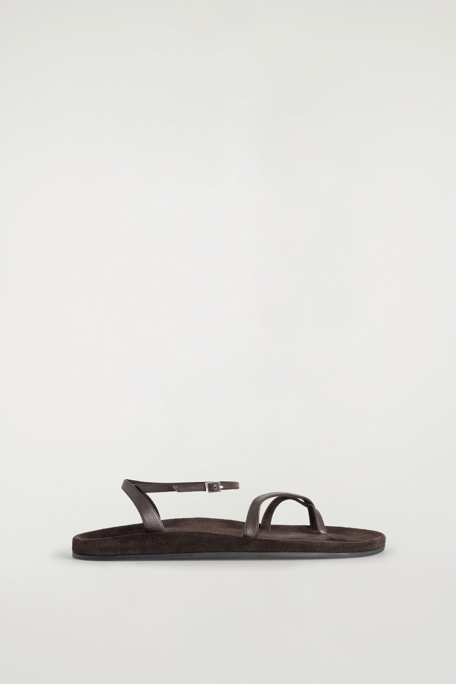 MINIMAL LEATHER SANDALSBROWN