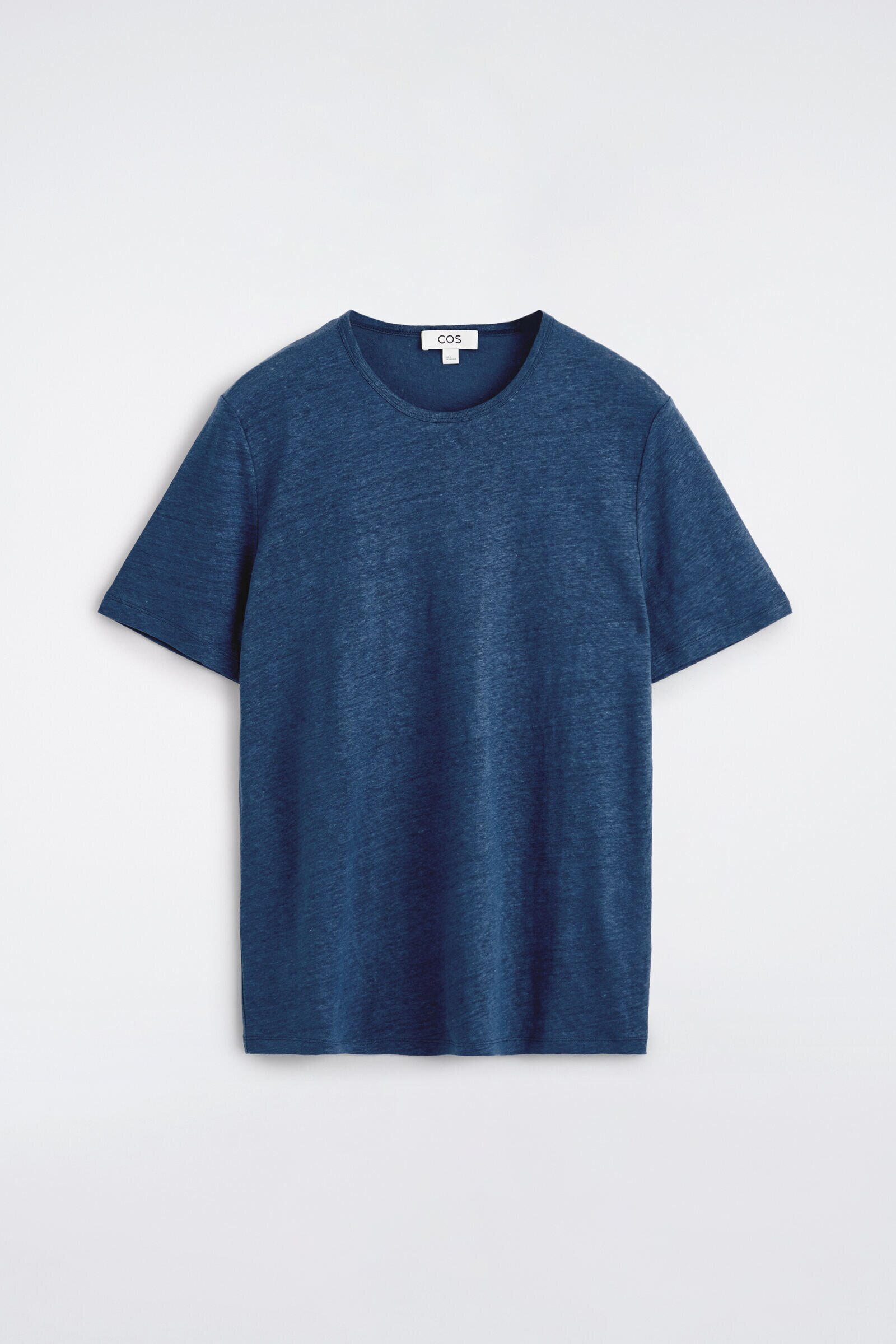 LINEN-JERSEY T-SHIRTNAVY