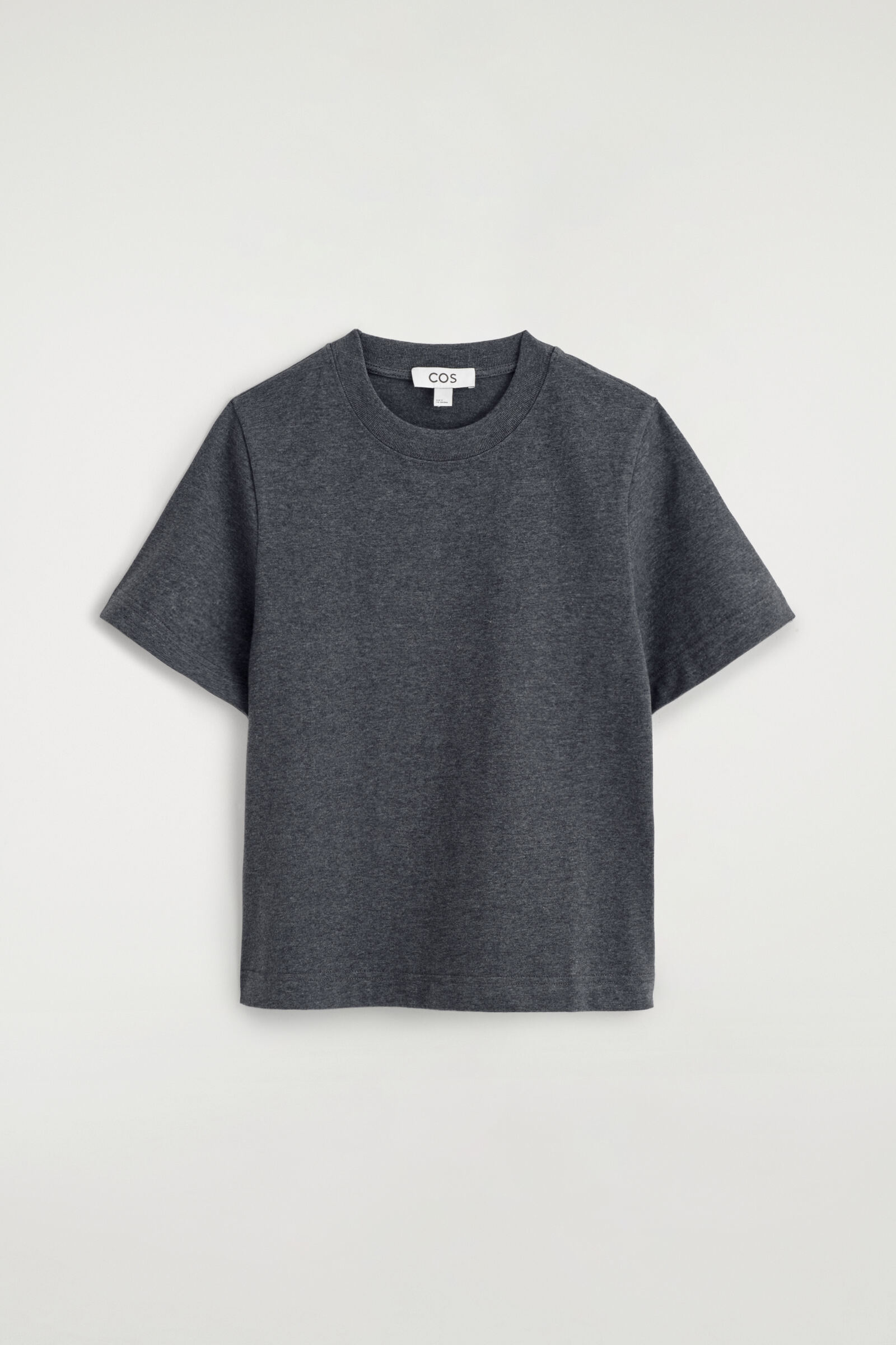 CLEAN CUT T-SHIRTDARK-GREY MÉLANGE