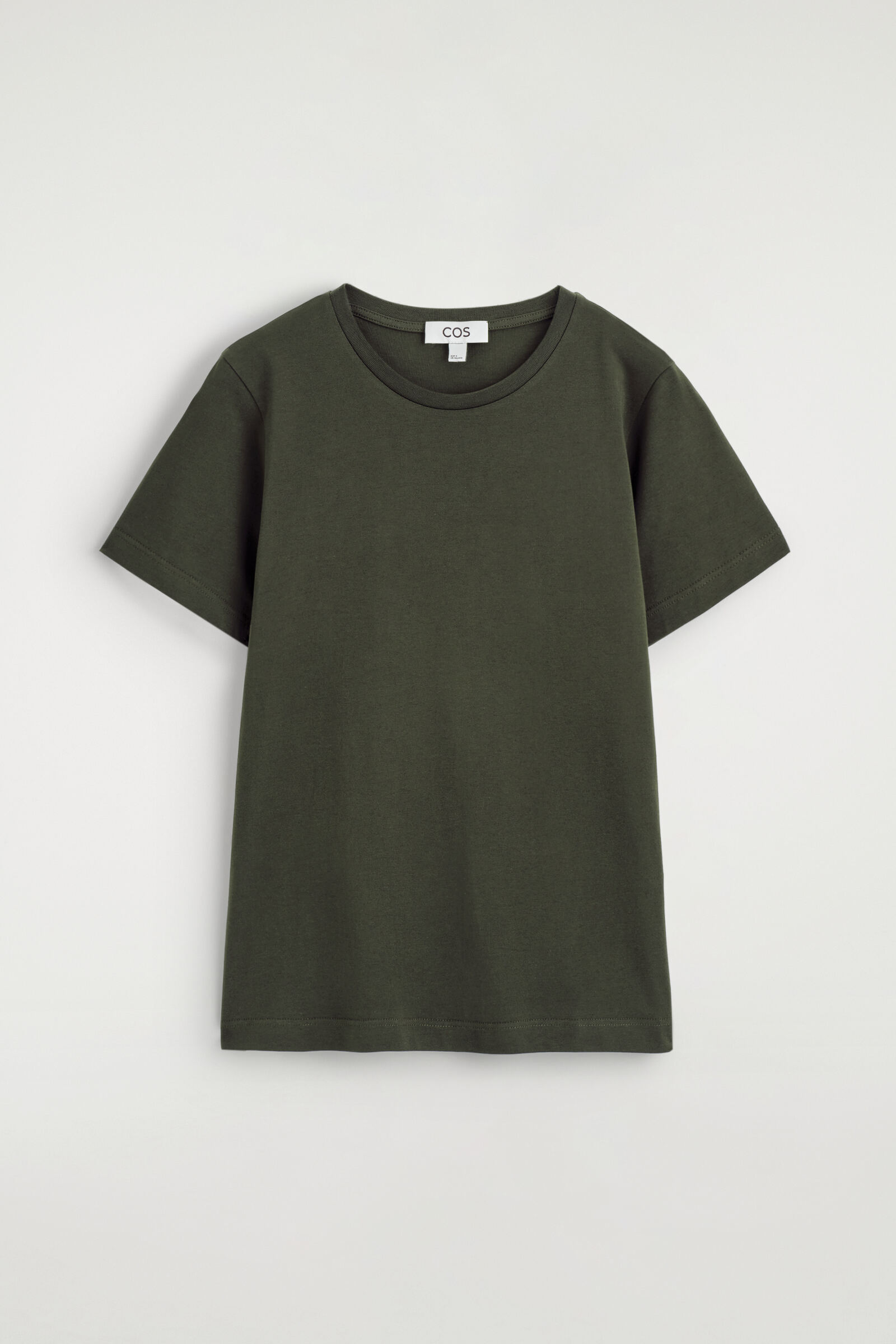 COTTON CREW-NECK T-SHIRTDARK GREEN