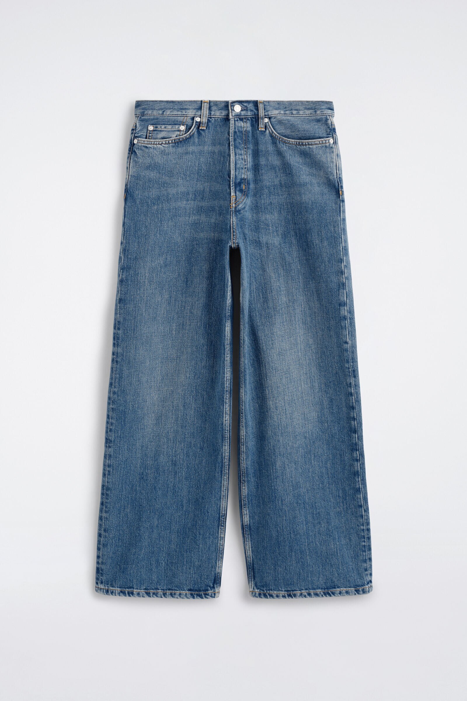 FOLD LOOSE-FIT WIDE-LEG JEANSBLUE