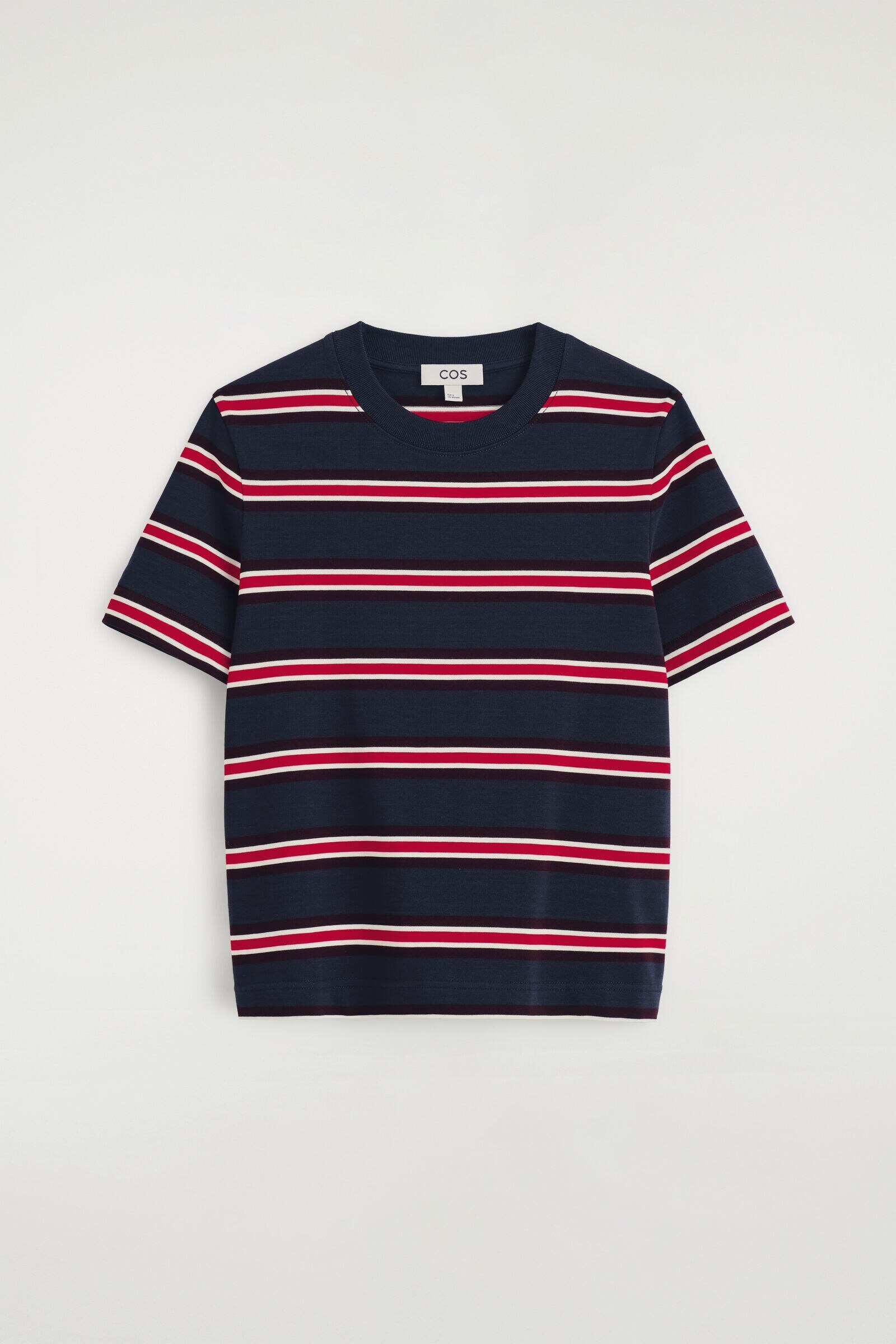 CLEAN CUT T-SHIRTNAVY / RED / STRIPED