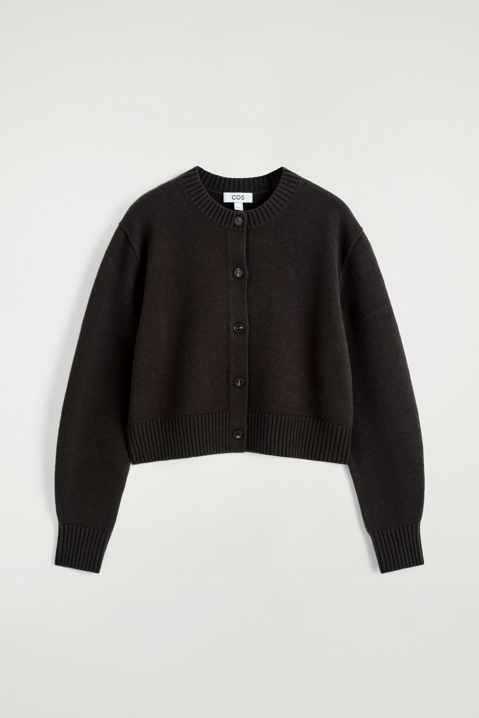 MERINO WOOL CARDIGANBROWN