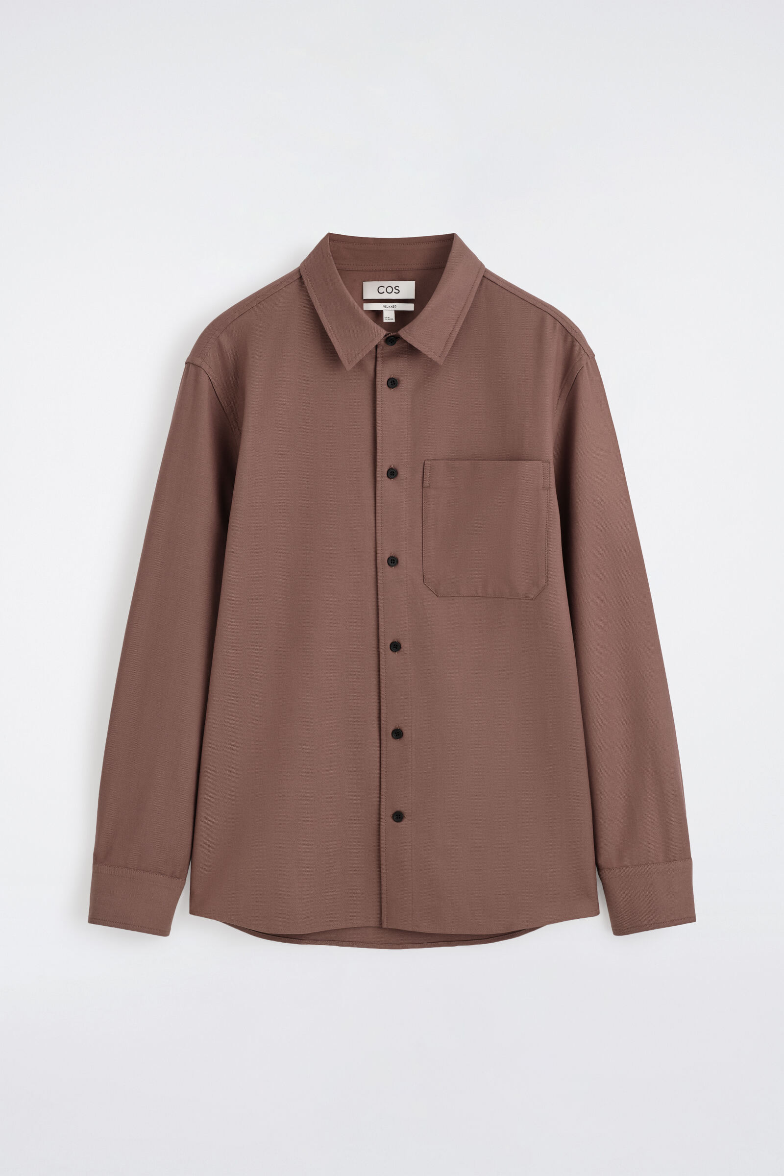 RELAXED TWILL SHIRTCLAY RED